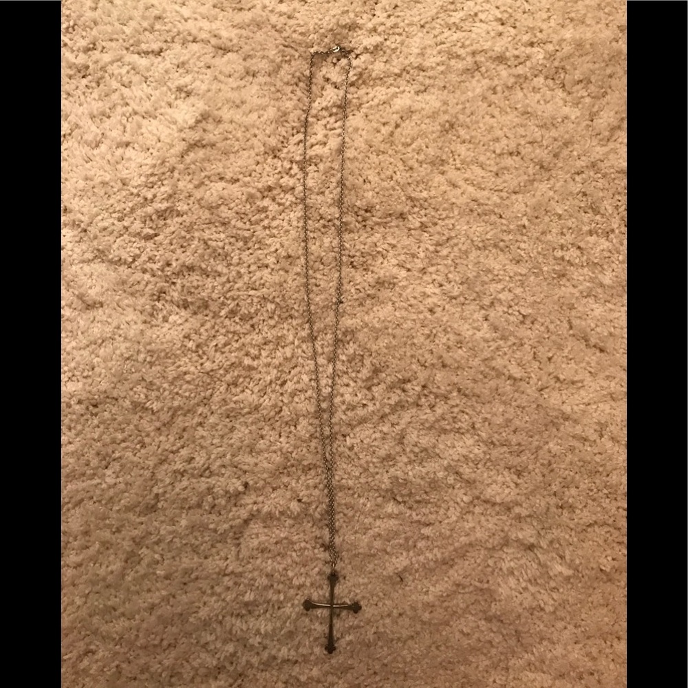 James Avery Cross Necklace on 14” Chain